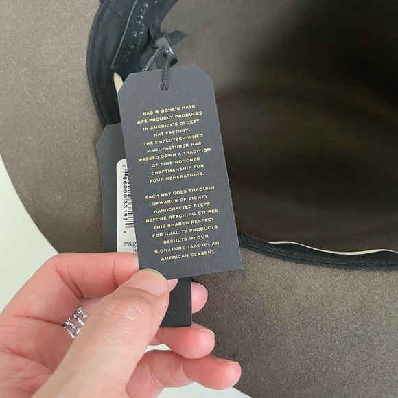 Rag & Bone Floppy Brim Fedora Wool Hat Size M - Picture 12 of 15